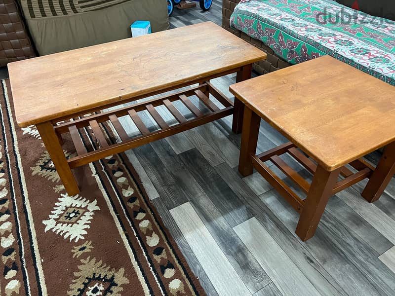 WOODEN COFFEE CENTER TABLES FOR SALE IN MANGAF 1