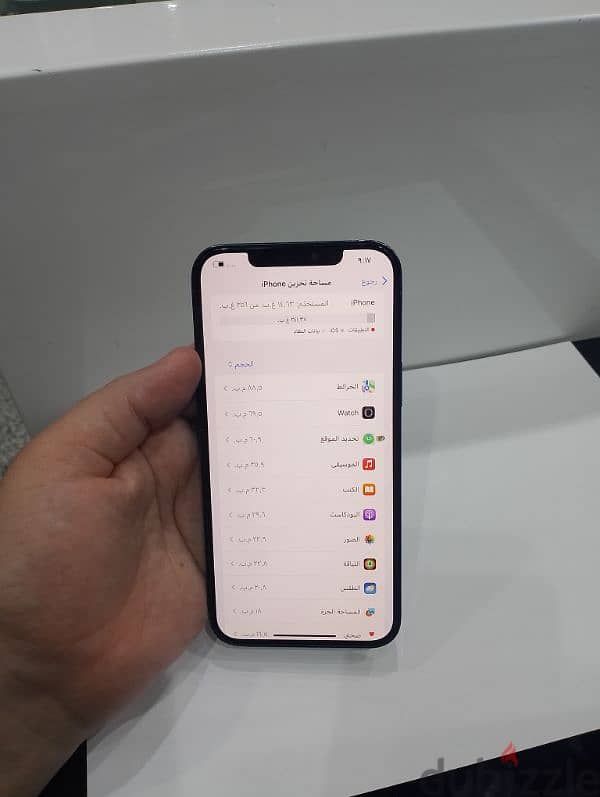 ايفون 12pro max جيجا 256بطاريا 87% 6