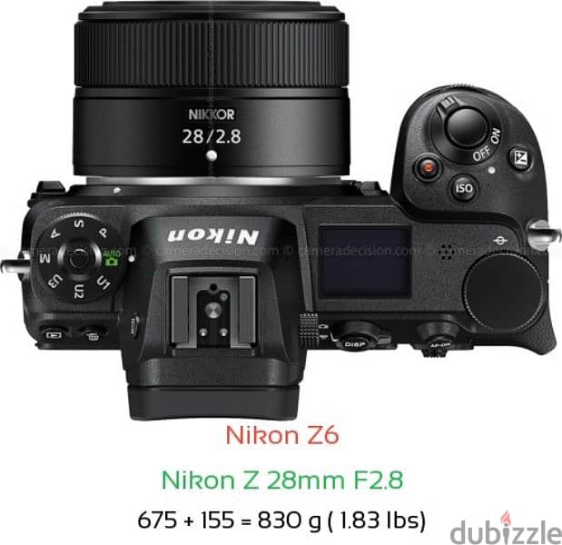 Nikon Z6+Nikon Z 28mm f2.8g lens 280KD 0