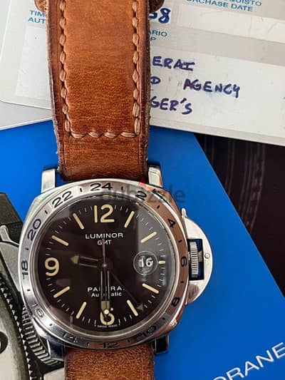 PANERAI PAM 23 ( A SERIES ) LUMINOR GMT, REF PAM00023 LIMITED EDITION