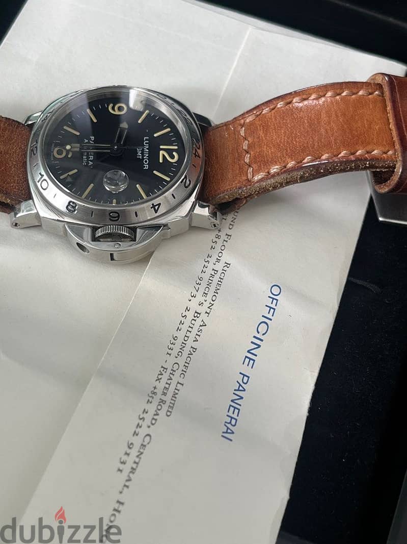 PANERAI PAM 23 ( A SERIES ) LUMINOR GMT, REF PAM00023 LIMITED EDITION 3