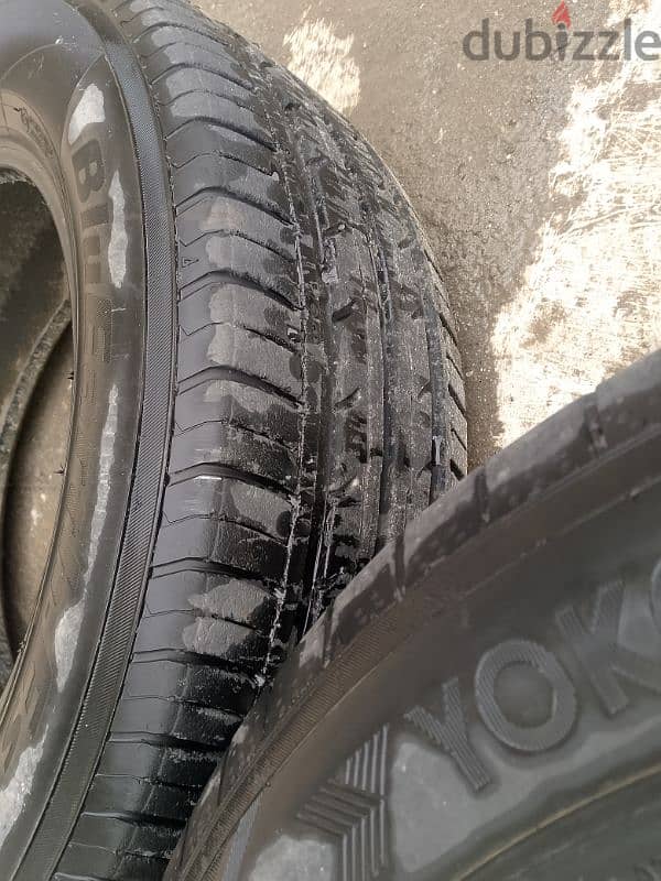 2 tires Camry 2 اطارات كامري جديدة 2