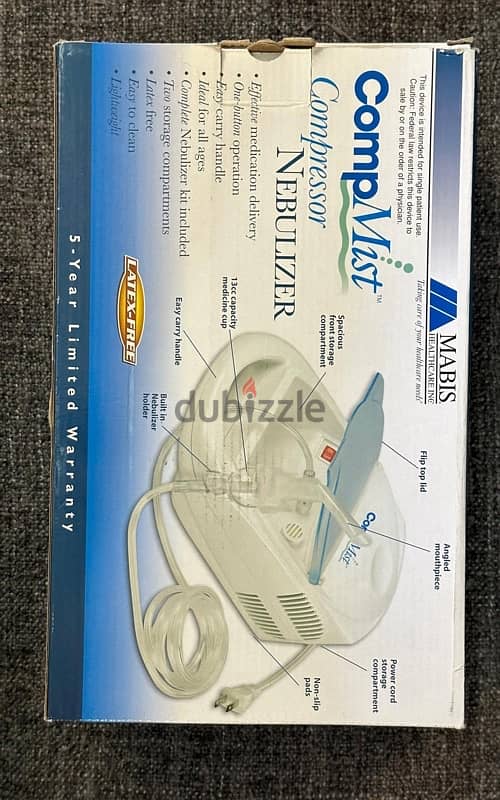 CompMist NEBULIZER, BRAND NEW, unused 1