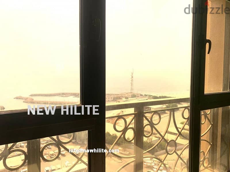 One & two bedroom Sea view apartment for rent in Salmiya 2