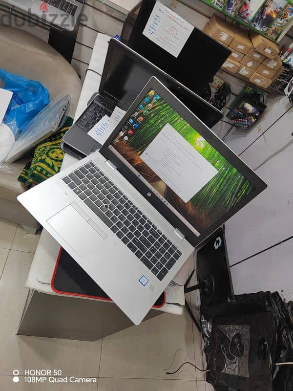 hp probook 640 G5 core i7 8 generation Ram 16 ddr4 2 Hard ssd جيل ثامن 1