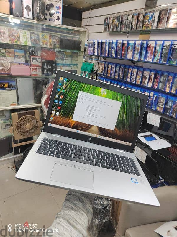 hp probook 640 G5 core i7 8 generation Ram 16 ddr4 2 Hard ssd جيل ثامن 3