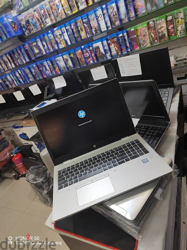 hp probook 640 G5 core i7 8 generation Ram 16 ddr4 2 Hard ssd جيل ثامن 7