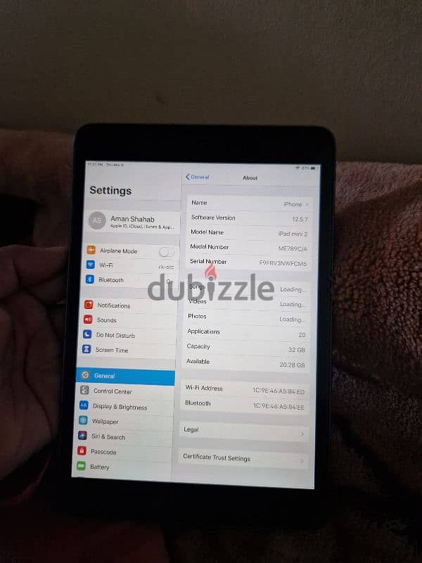 apple ipad mini2 32gb pubg all good working only ipad 3