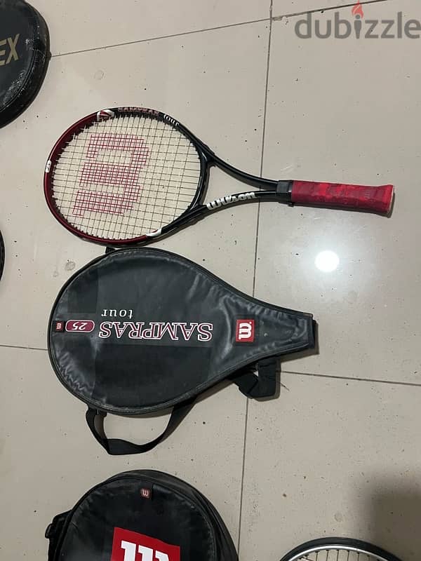 tennis rackets branded 4 pcs with the covers 2