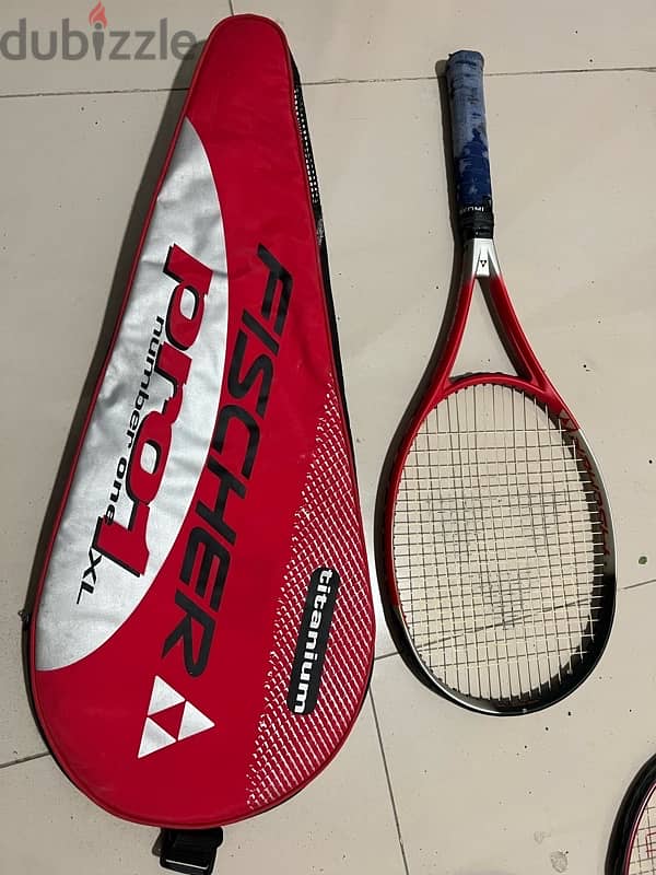 tennis rackets branded 4 pcs with the covers 10