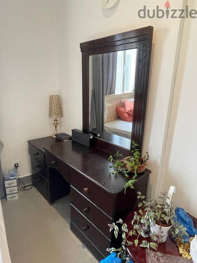 1 dressing Table and 1 side Table