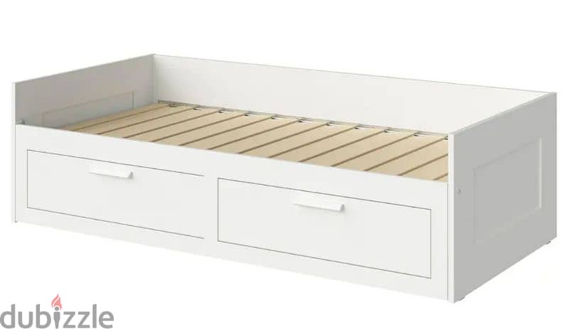 Bed with 2 Drawers For Sale 2