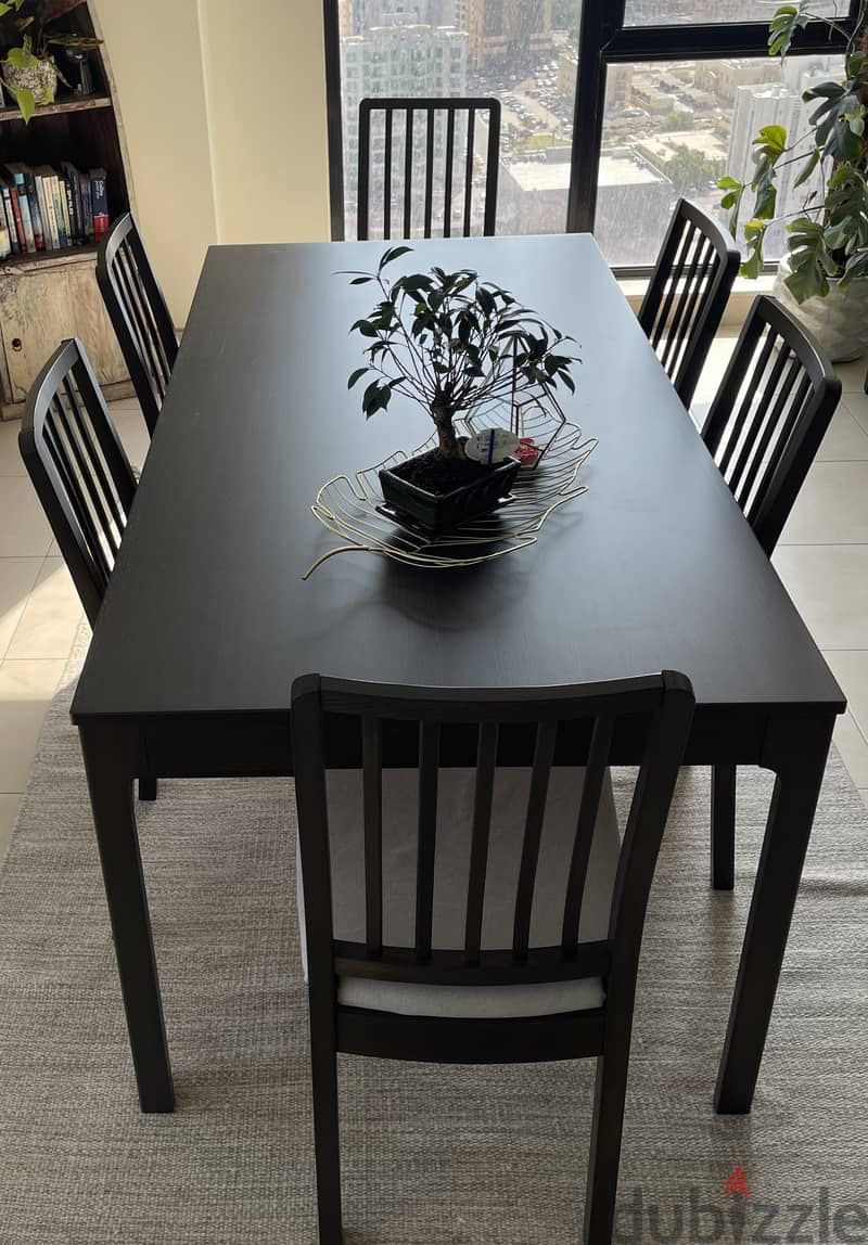 Dinning table with 8 chairs 6