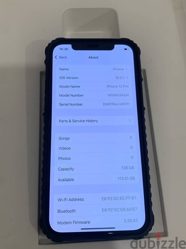 iPhone 12 Pro 128gb battery 100% battery change only all good 3