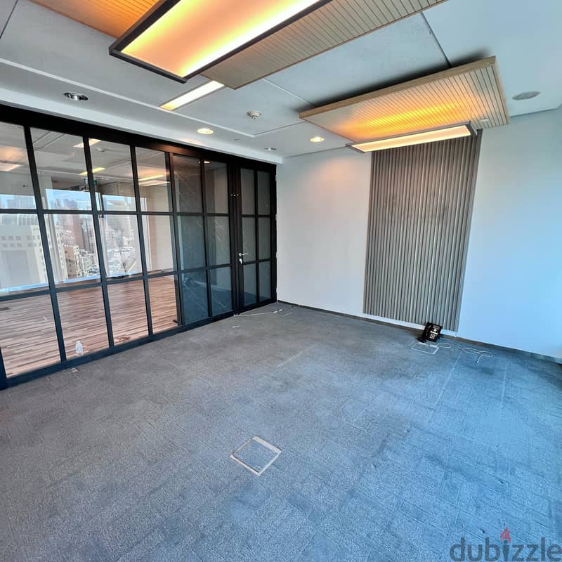 Half a commercial floor for rent in sharq Block 7 2