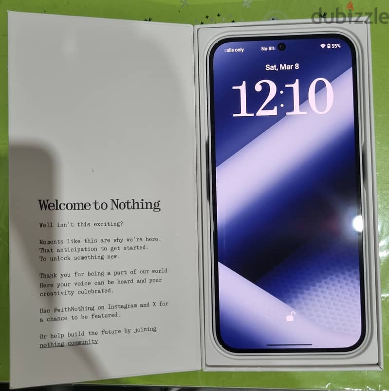 [FIXED PRICE] Nothing Phone 2a (White) 8GB/128GB - New (Open Box) 1