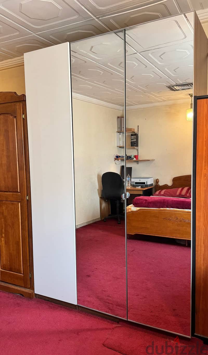 IKEA cupboards with mirrors 1