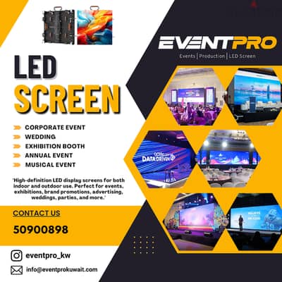 Events management LED Screens and more