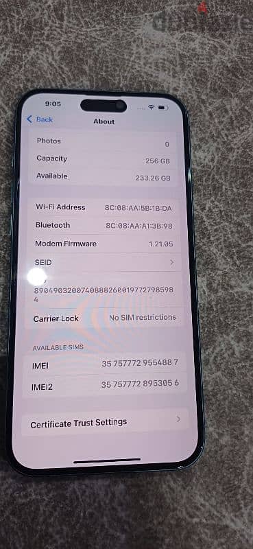 iphone 16 plus 256gb battery 100% one month used like a new 1