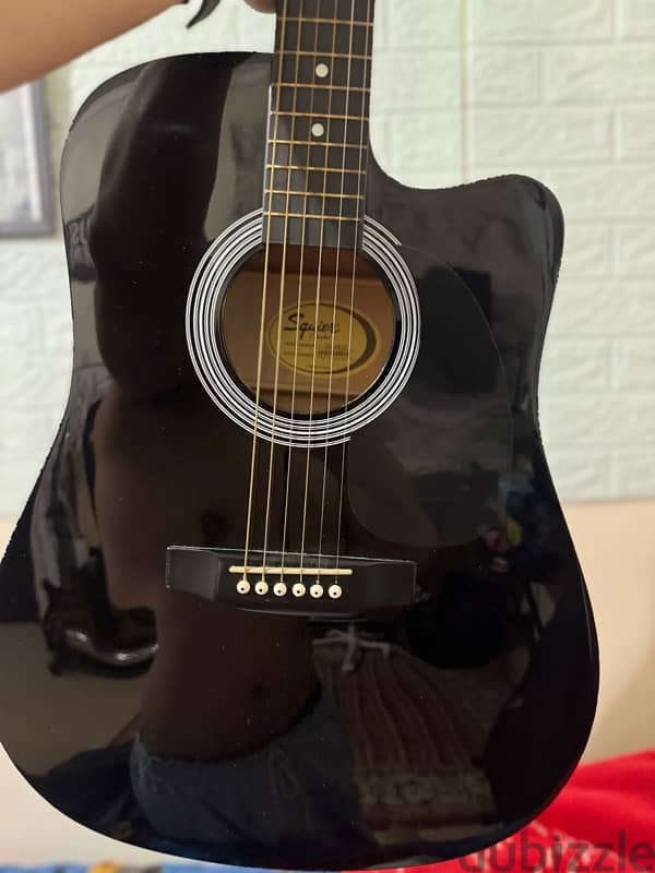 FENDER SQUIRE ACOUSTIC GUITAR W/ PICK UP 1