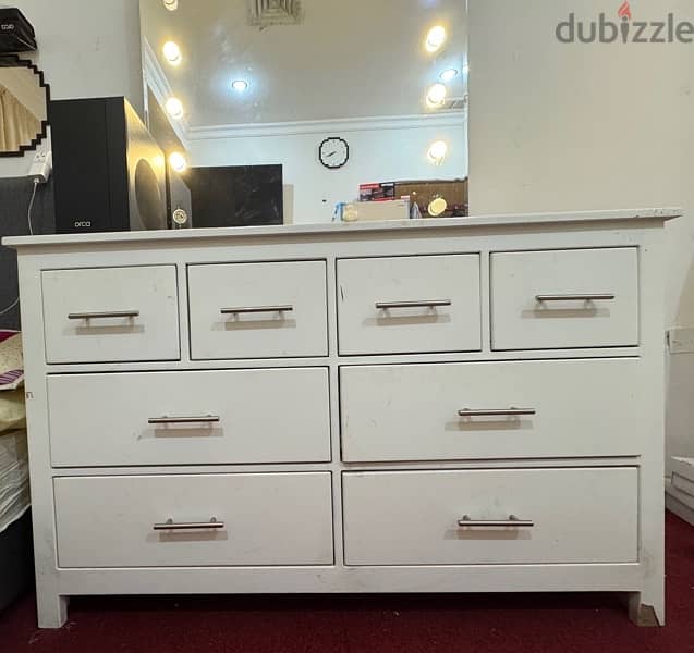 Bed(120X200) and dressing table for sale 2