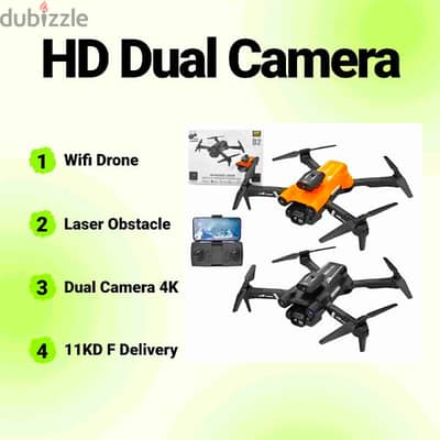 Infrared Laser Obstacle Avoidance Folding UAV Dual Camera 4K