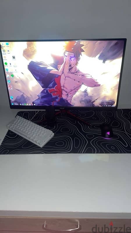 Gaming monitor 165HZ 27inch and free G pro x super light and headset 1