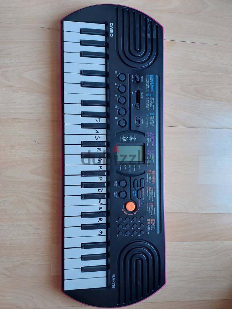 Casio SA-78A Keyboard 1