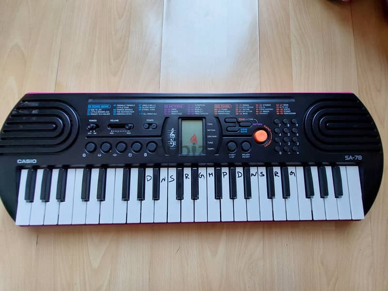 Casio SA-78A Keyboard 2