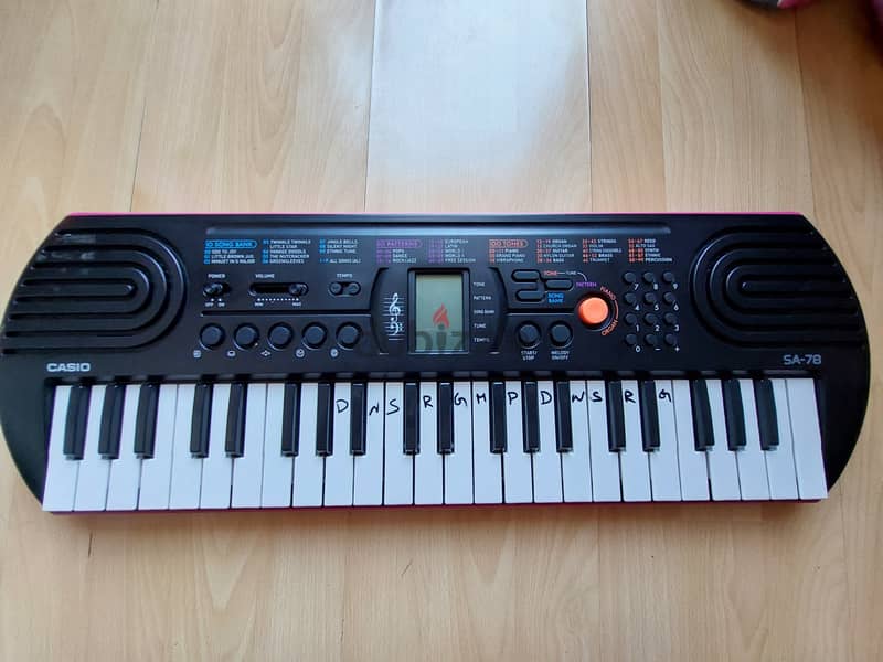 Casio SA-78A Keyboard 3