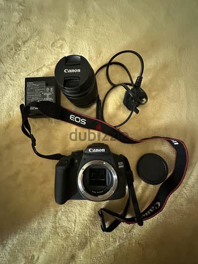 Canon 2000D new condition and single little used. With 128 gb memory