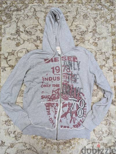 diesel zipper hoodie