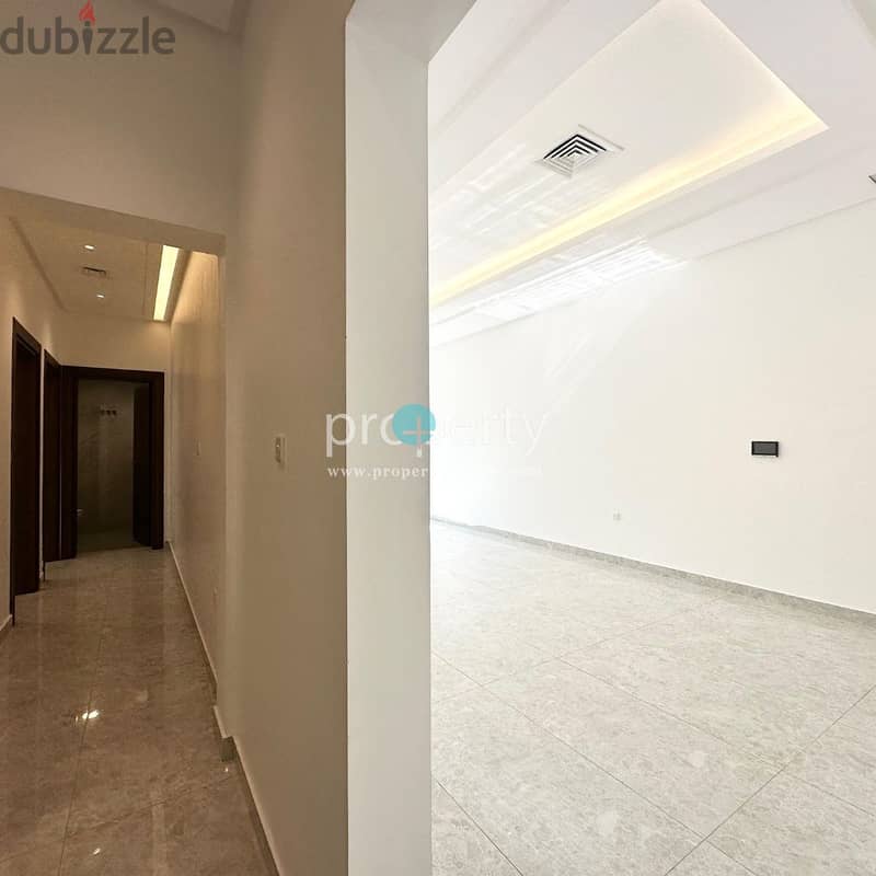 Three bedroom ground floor apartment for rent in Salwa 1