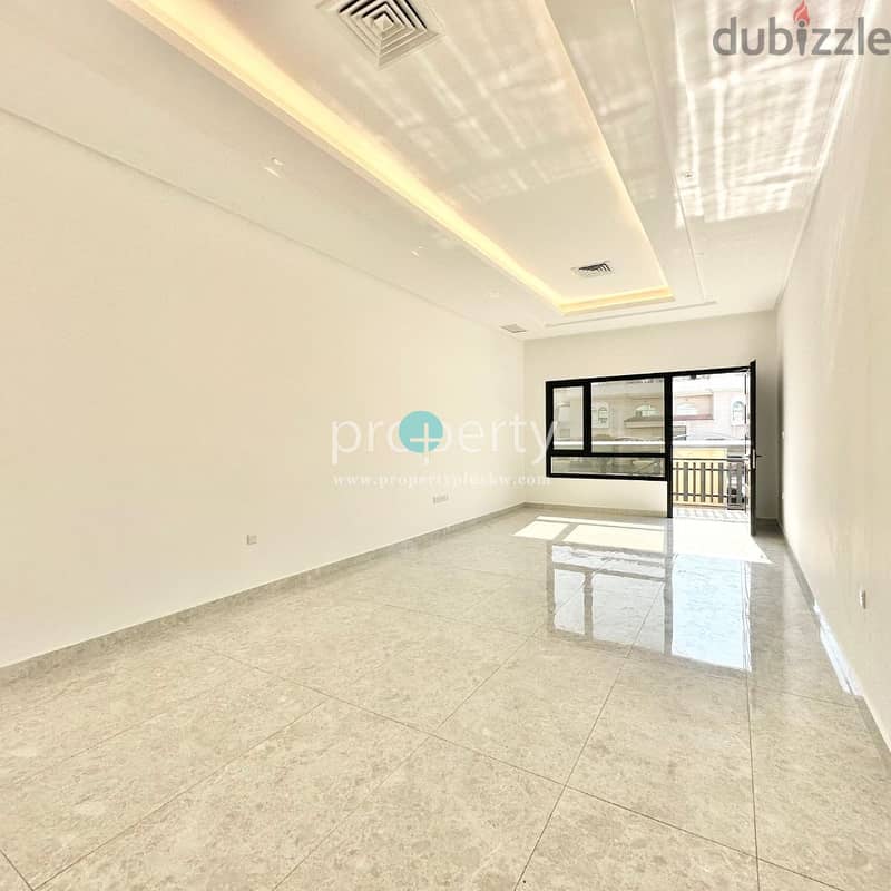 Three bedroom ground floor apartment for rent in Salwa 11