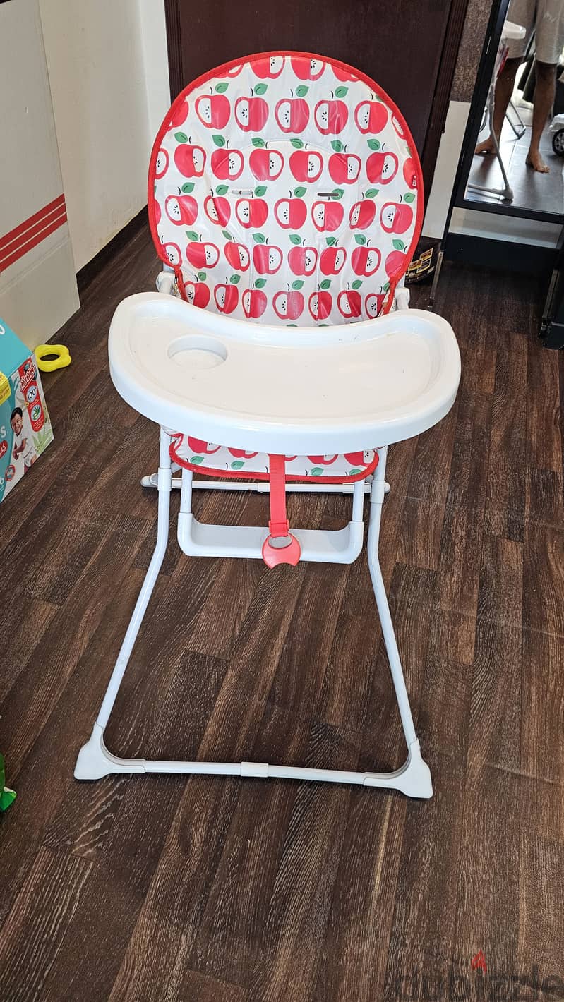 Baby chair and toys 1