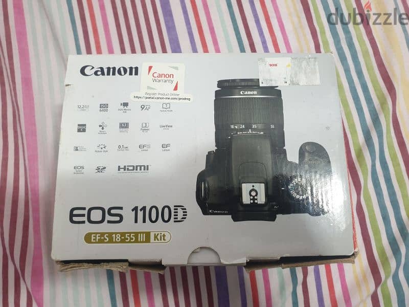 Canon eos 1100d With 18-55mm lens 5