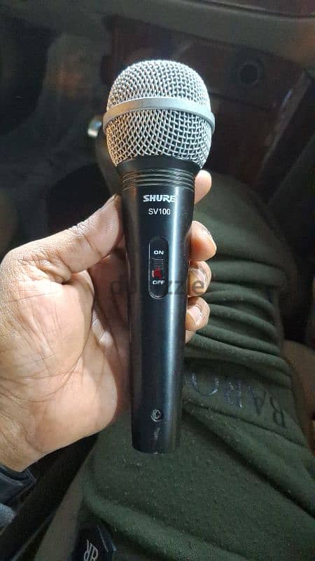 pv. shure vocal and condenser microphone . 3