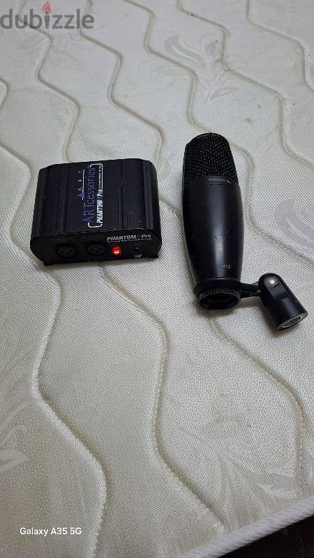 proel studio microphone and phantom pawer supply 1