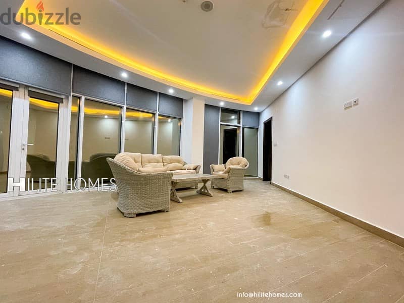 Beautiful penthouse with private pool for rent in salmiya 0