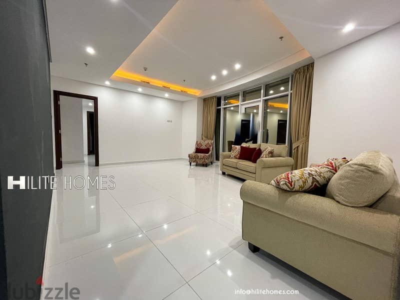 Beautiful penthouse with private pool for rent in salmiya 2