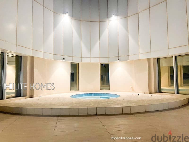 Beautiful penthouse with private pool for rent in salmiya 11