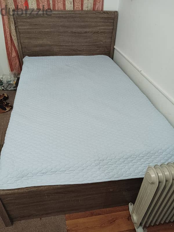 STRONG BED WITH MEDICATED MATTRESS SIZE 120 × 200 6