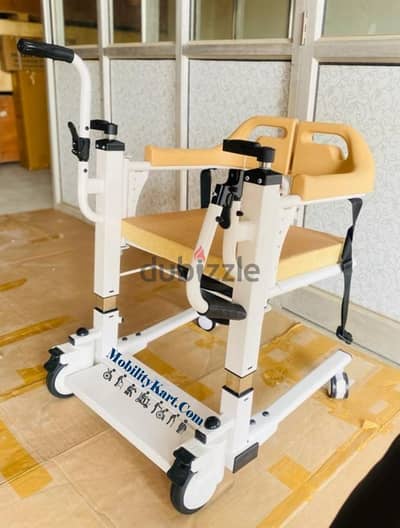 Patient Lift Wheelchair for Home, Multifunction Transport Shower Chair