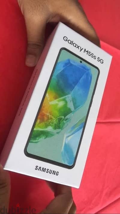 Samsung Galaxy M55s  5G with 8gb ram 128gb memory sealed box pack