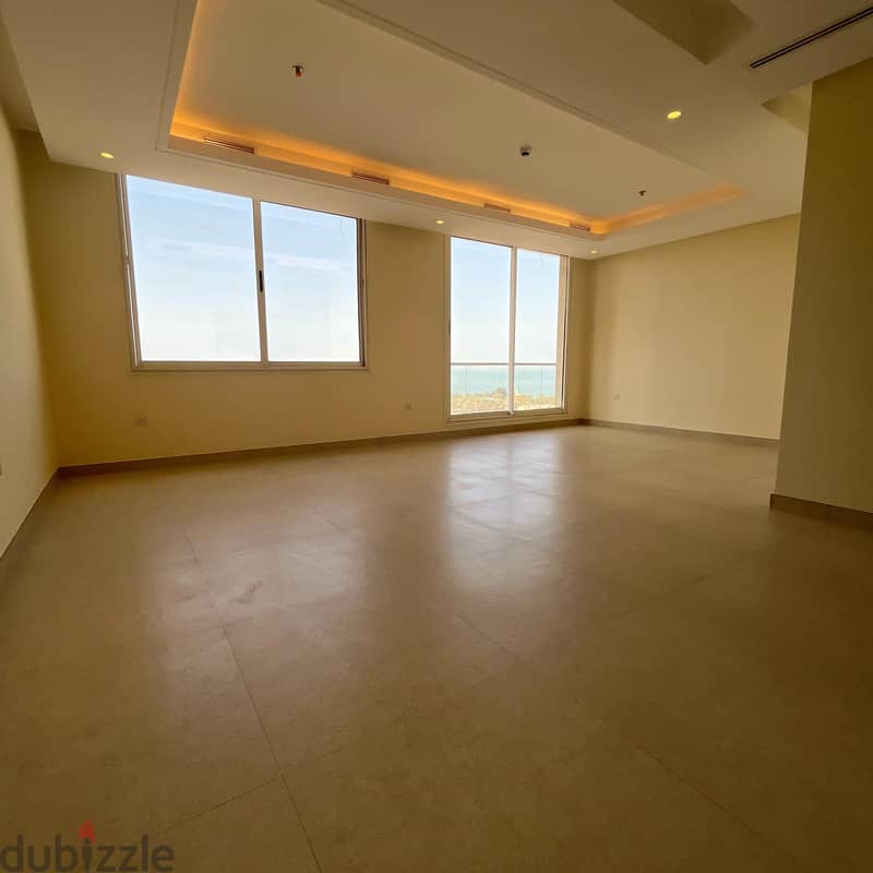 Semi-furnished apartment with balcony for rent in Salmiya 1