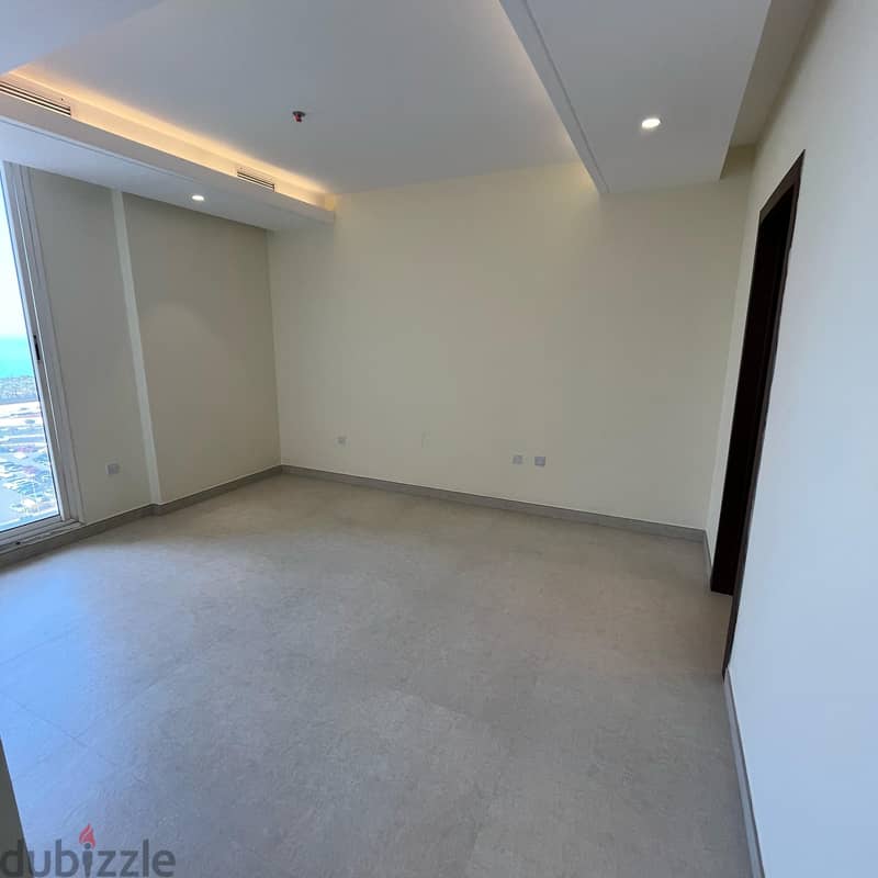 Semi-furnished apartment with balcony for rent in Salmiya 2