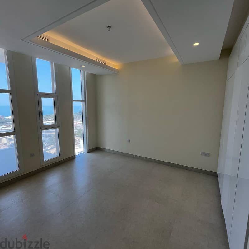 Semi-furnished apartment with balcony for rent in Salmiya 3