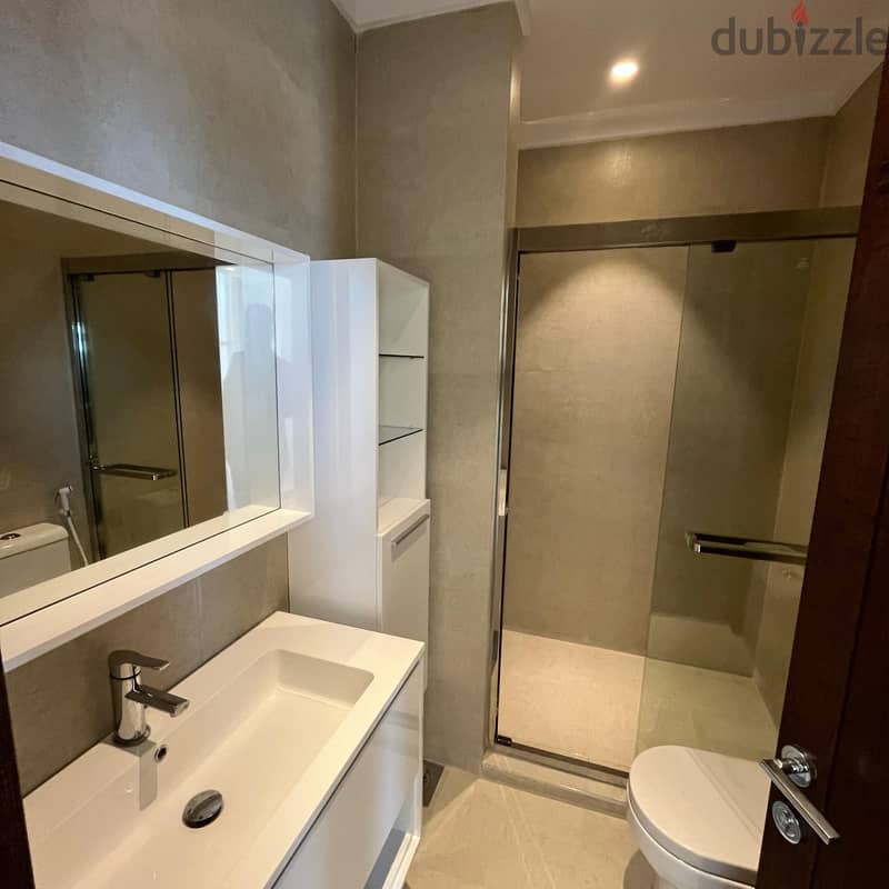 Semi-furnished apartment with balcony for rent in Salmiya 8