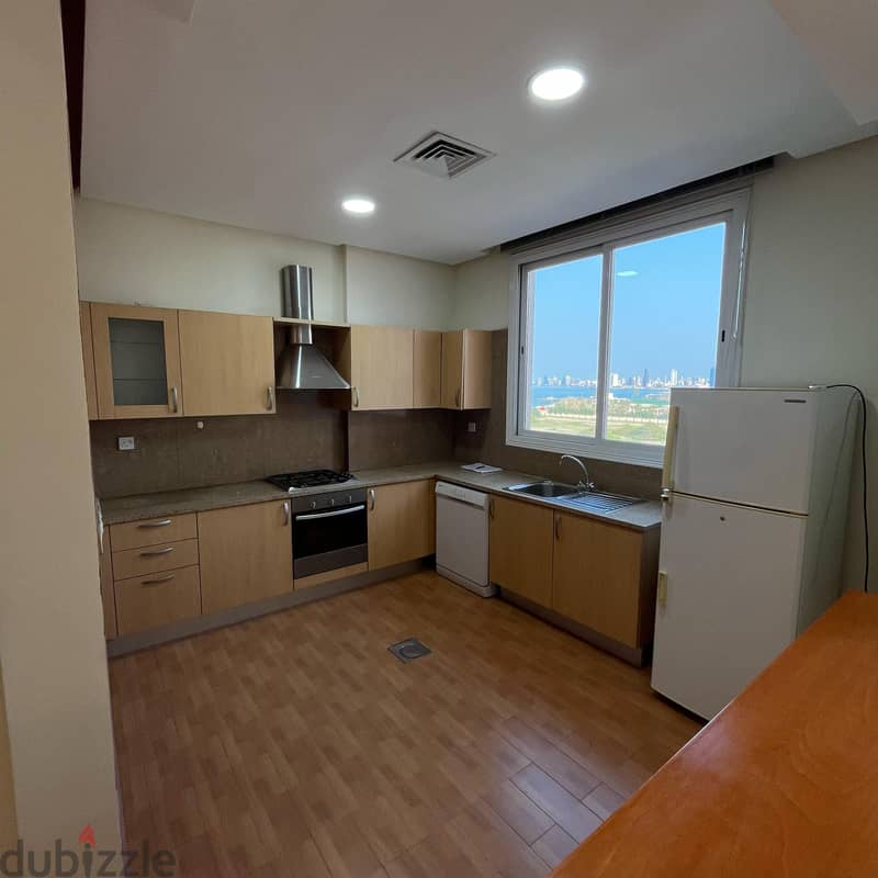 Semi-furnished apartment for rent in Al-Shaab Al-Bahri, Block 8 4