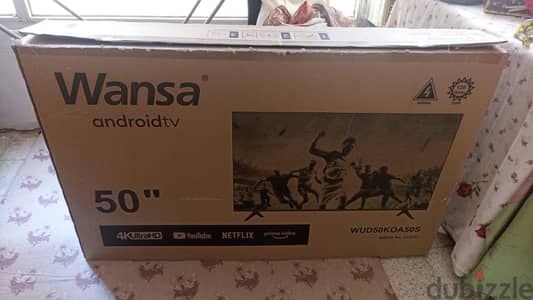 Wansa 50" Android Smart TV – Excellent Condition!